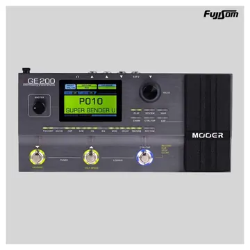 Mooer Pedaleira Mooer P/ Guitarra GE-200 Multi Efeito? | Fujisom