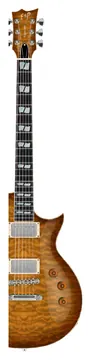 ESP USA Eclipse Quilted Maple Seymour Duncan Tea Sunburst