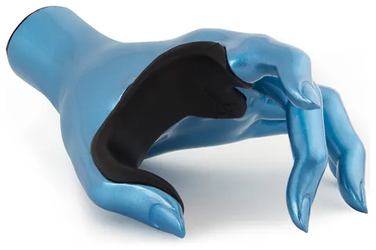 GuitarGrip Placid Blue Metal Valkyrie Classic left Gitarren-Wandhalter