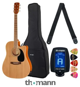 Harley Benton CLD-60SCE NT Custom Lin Bundle
