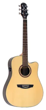 Strinberg Dublin DE50SC N Euro Series Folk de Aço C/ Tampo Sólido e Afinador Natural