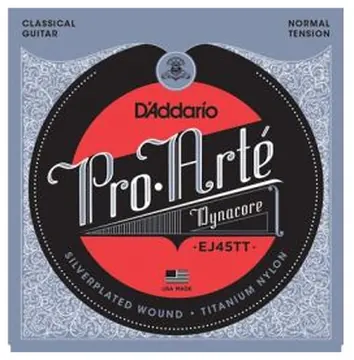 D'addario Pro Arte Classical Dynacore Normal Tension Guitar Strings, EJ45TT