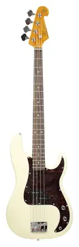 SX Contrabaixo SX SPB62+ Precision Bass de 4 Cordas Vintage White - Acompanha Bag