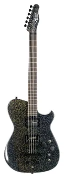 Manson Guitar Works MB-1 Standard Sustainiac Fuzz Factory Electric Guitar, Night Sky Hollow Sparkle