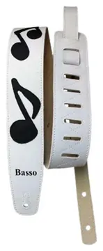 Basso Correia Basso Nm Branco C/ Nota Musical Preto