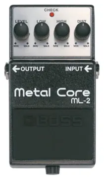 Roland Pedal de distorção BOSS ML-2 Metal Core