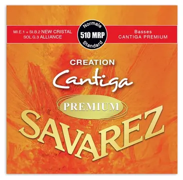 Jogo de Cordas Savarez 510MRP Creation Cantiga Premium Tensão Normal para Guitarra Clássica