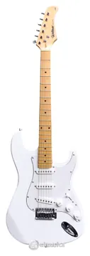 Waldman ST111 Stratocaster Escala Clara Cor Branca (WWH)