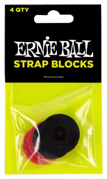 Ernie Ball EB4603 Gurtsicherungssystem, Strap Blocks, 4 Stück