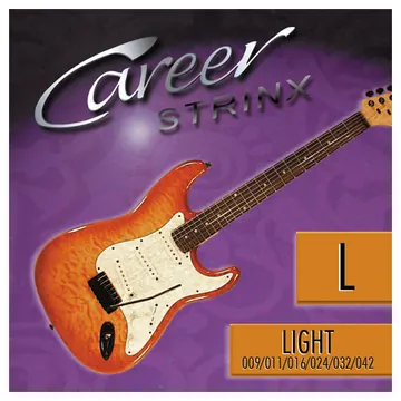 Career Strings Electric Light 009-042 Nickel Plated Steel. Saiten für E-Gitarre
