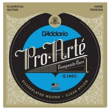D'Addario Pro-Arte Composite Classical Guitar Strings, Hard Tension, EJ46C