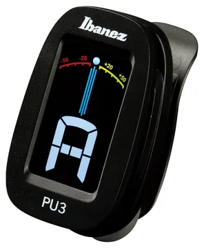 Ibanez PU3-BK Chromatisches / Automatisches Clip Stimmgerät - Black