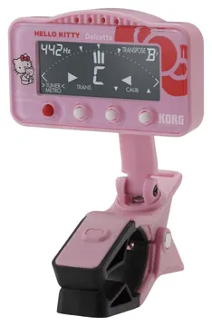 Korg Afinador e Metrônomo Clip-on Korg Dolcetto AW-3M Hello Kitty Branco