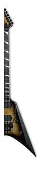 ESP E-II Arrow Nebula Black Burst Burled Maple