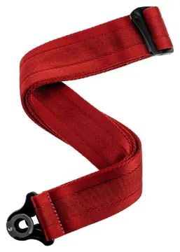 D'Addario 50BAL11 Tracolla per chitarra con sistema Auto Lock - Blood Red