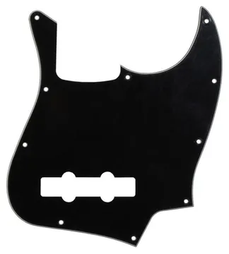 AllParts PG0755-033 Black 3-Ply Pickguard for Jazz Bass