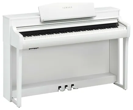 Yamaha Clavinova CSP-255 Digitalpiano – Weiß matt mit GrandTouch-S-Tastatur, CFX & Bösendorfer Samples (256-stimmige Polyphonie)