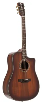 Crafter Electro Acoustic Guitar, Solid Flamed Acacia MIND ALK DL DCE
