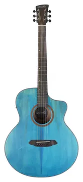 Tonante VGAC1954BW40 Linha Coral Grand Auditorium 40" de Aço Blue Wood C/ Afinador e Tampo Sólido