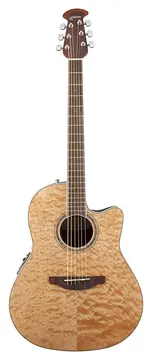 Ovation Celebrity Standard Plus Mid Depth CS24P-4Q Natural Quilt Chitarra acustica elettrificata