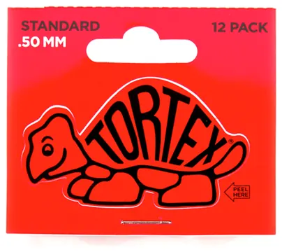 Dunlop Tortex Standard .50 Plectrum 12-Pack rood