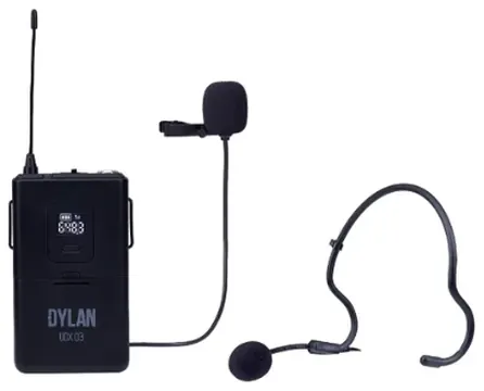 Dylan Microfone Sem Fio Dylan UDX06 Multi Lapela Headset