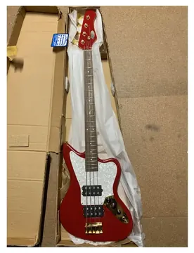 Stagg BM350MFR Vintage Bass Metallic Fire Red