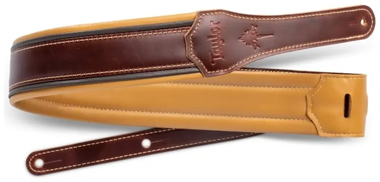 Taylor Ascension Leather Guitar Strap 2.5"- Cordovan/Zwart