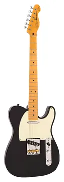 Vintage Reissued V75BK Black T-Style E-Gitarre