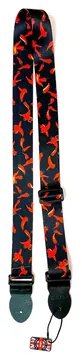 Levin 2" Webbing Graphic Guitar Strap Chilli Peppers (LS-G-WG-200-CHILLI-PEPPERS)