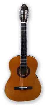 Eko CS10 Plus Chitarra Classica Naturale con Battipenna e Segnatasti