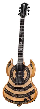 Schecter Zakk Wylde Barbarian Norse - Raw Top