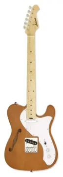 Aria TEG TL Hollow Body Electric Guitar – Natural