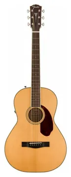 Fender Pm2 Standard Parlor Natural Chitarra Acustica Elettrificata
