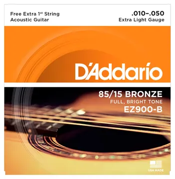 D'ADDARIO Encordoamento D'addario Violão EZ-900