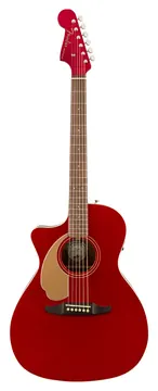 Fender Newporter Player Left Hand Candy Apple Red Walnut Chitarra Mancina