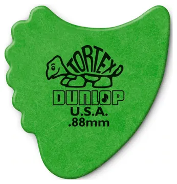 Dunlop .88mm Tortex Fin Pick - Set Of 6