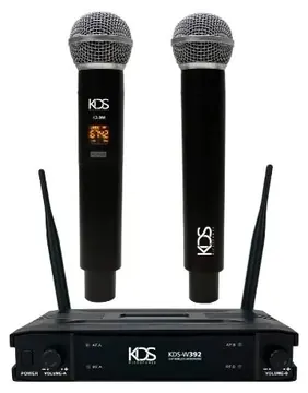 Kadosh Microfone Kadosh UHF KDS-W392M Sem Fio para Canto e Palestras