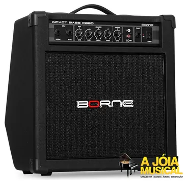 Borne Amplificador Cubo para Contrabaixo Borne Impact CB80