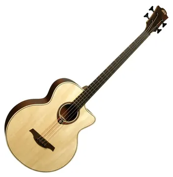 LAG Tramontane 177 Akustikbass – Jumbo-Korpus mit Cutaway, massive Fichtendecke, Boden & Zargen aus Khaya, mit Pickup