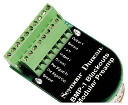 Seymour Duncan Blackouts Préampli Axe Standard - BMP-1-STD