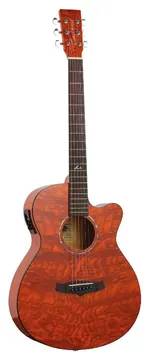 Tanglewood Azure Quilted Ash Orange