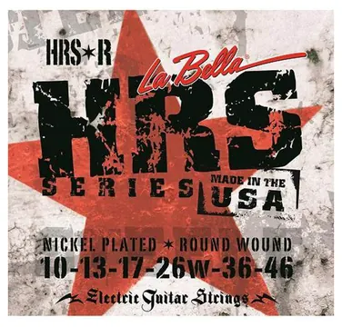 La Bella Encordoamento Para Guitarra La Bella Hrsr 10/46 Nickel Plated Round Wound