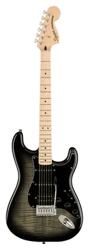 Fender Squier Affinity Stratocaster - FMT - HSS - MN - Black Burst