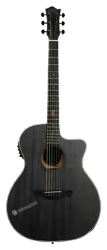 Tagima Signature Cacau Santos Eletroacústico Folk Cordas Aço Non-Cutaway OG33 BK Preto