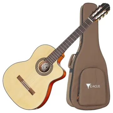 Eagle Ch800 Nt Natural Cutway Nylon Elétrico C/ Bag (2429)