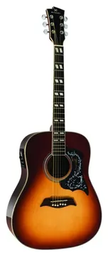 Michael VM925DT Folk com Afinador Vintage Sunburst