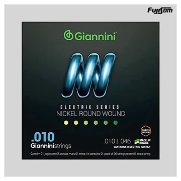 Giannini Encordoamento Giannini Para Guitarra 010 Geegst | Fujisom