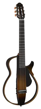 Yamaha SLG200N Silent Nylon com Afinador - Tobacco Brown Sunburst