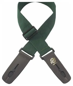 DAndrea LIS P2 DGRN Lock-It Strap 2 Poly Pro Gitarrengurt (51mm), Dark Green